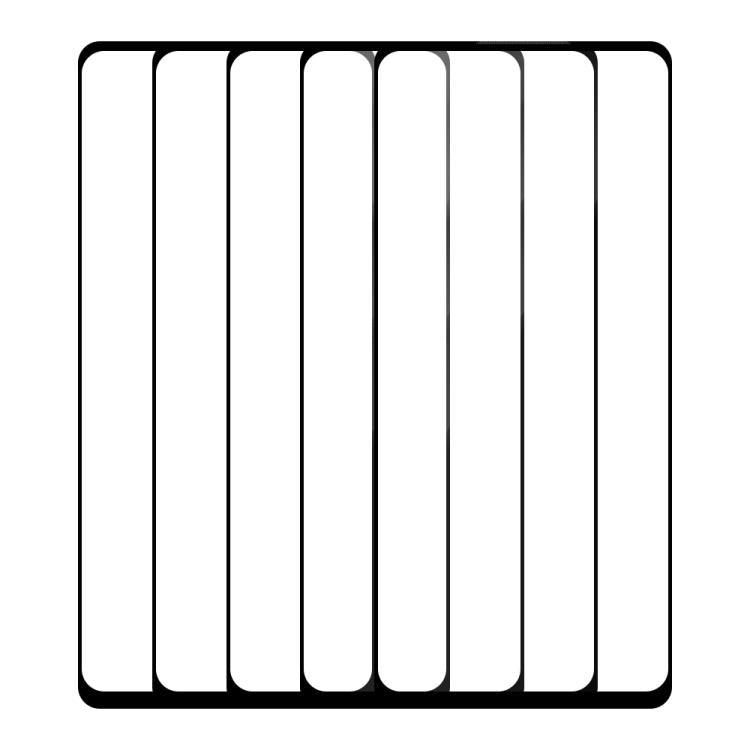 For vivo Y27s 5pcs / Pack Do As You Wish Silk Screen Printed HD Tempered Glass Film - Black