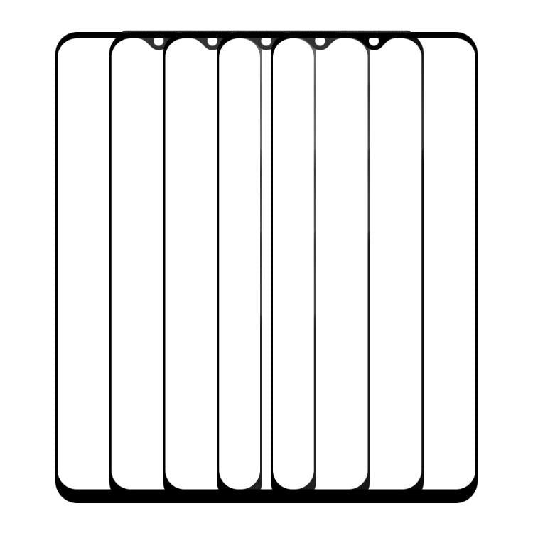 For vivo Y30 / Y30G 5pcs / Pack Do As You Wish Silk Screen Printed HD Tempered Glass Film - Black