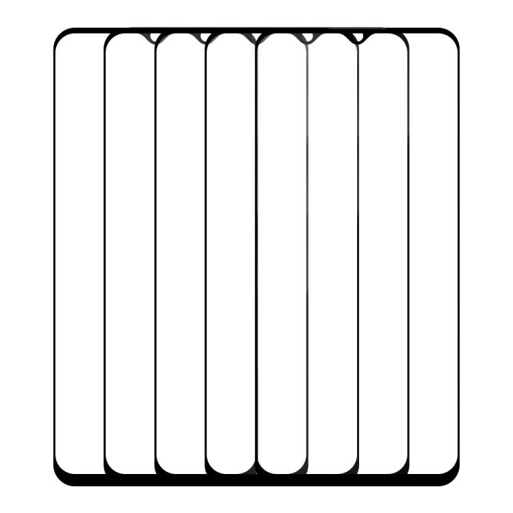 For vivo Y31 / Y31s 5pcs / Pack Do As You Wish Silk Screen Printed HD Tempered Glass Film - Black
