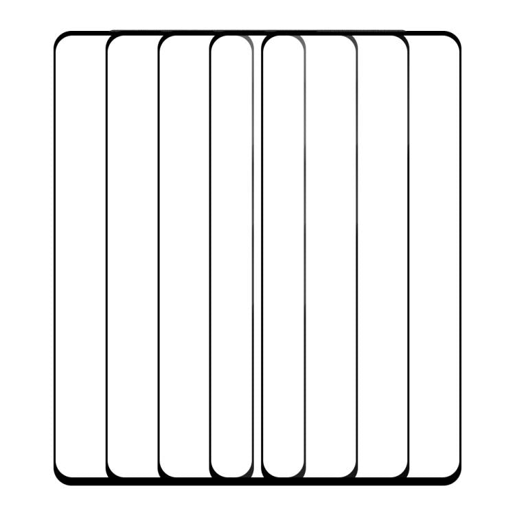 For vivo Y38 5G 5pcs / Pack Do As You Wish Silk Screen Printed HD Tempered Glass Film - Black