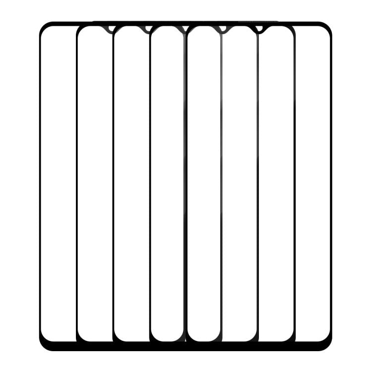 For vivo Y51a / Y52 5pcs / Pack Do As You Wish Silk Screen Printed HD Tempered Glass Film - Black