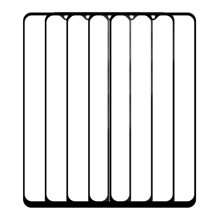 For vivo Y54s / Y55s 5pcs / Pack Do As You Wish Silk Screen Printed HD Tempered Glass Film - Black