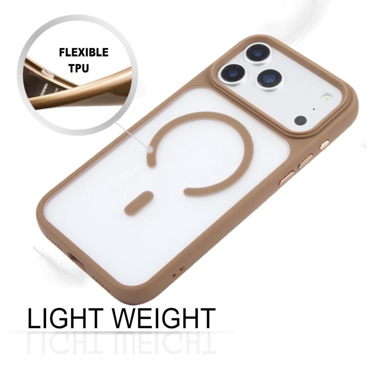 For iPhone 17 Pro GEBEI Jazz Series Skin Feel Frosted MagSafe Phone Case