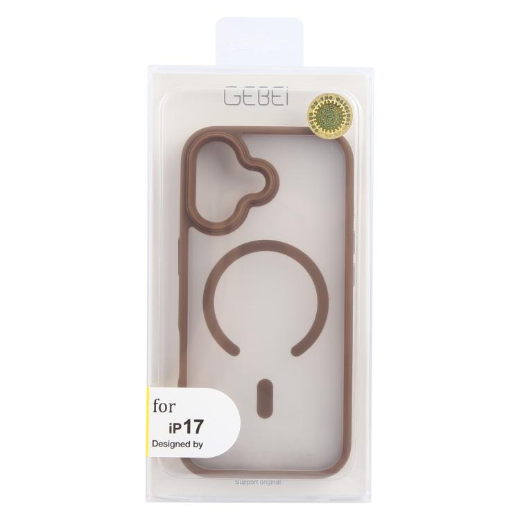 For iPhone 17 GEBEI Jazz Series Skin Feel Frosted MagSafe Phone Case