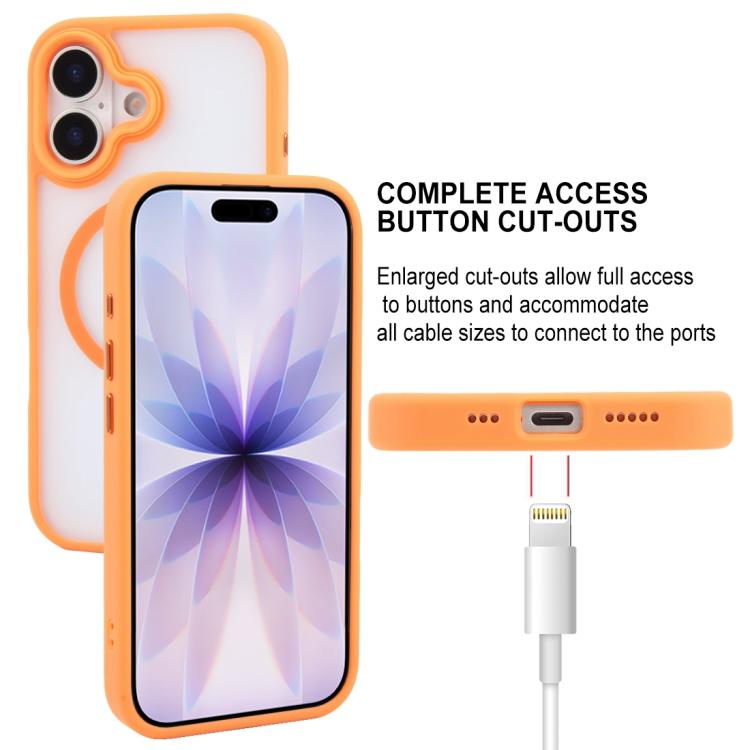 For iPhone 17 GEBEI Jazz Series Skin Feel Frosted MagSafe Phone Case