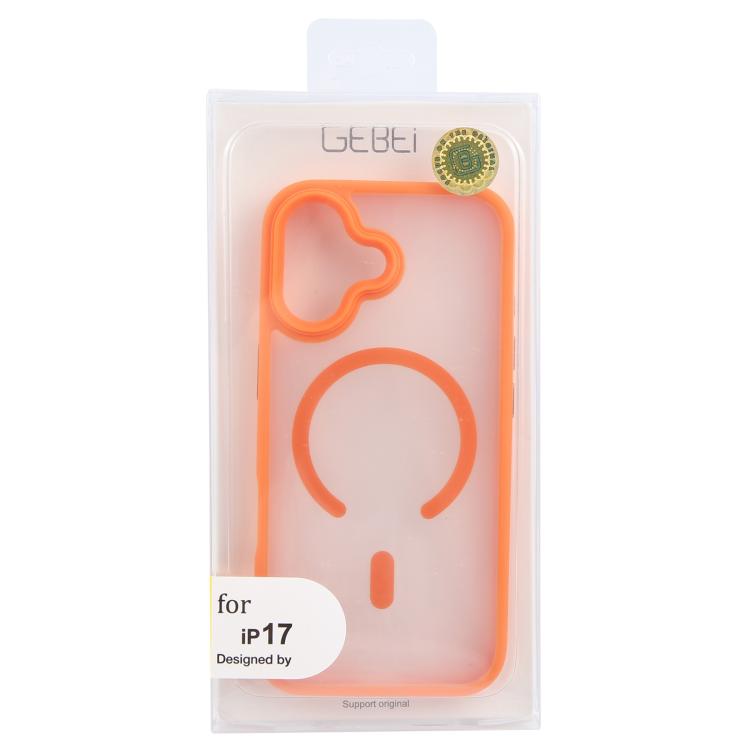 For iPhone 17 GEBEI Jazz Series Skin Feel Frosted MagSafe Phone Case
