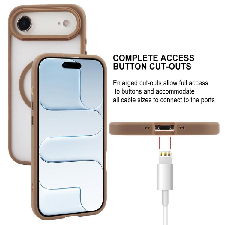 For iPhone Air GEBEI Jazz Series Skin Feel Frosted MagSafe Phone Case