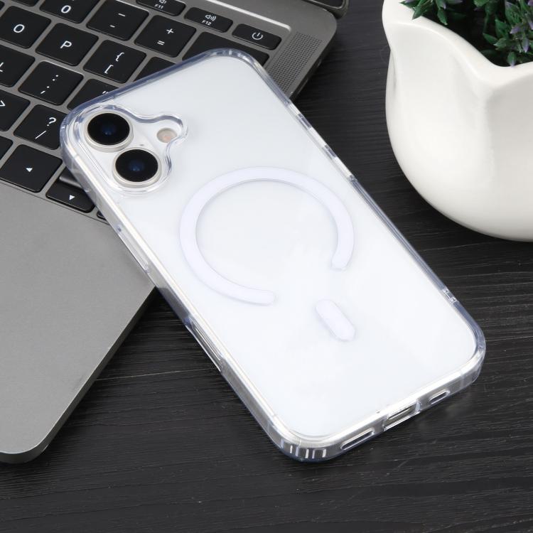 For iPhone 17 GEBEI Jazz Series MagSafe Clear Acrylic Phone Case - Transparent