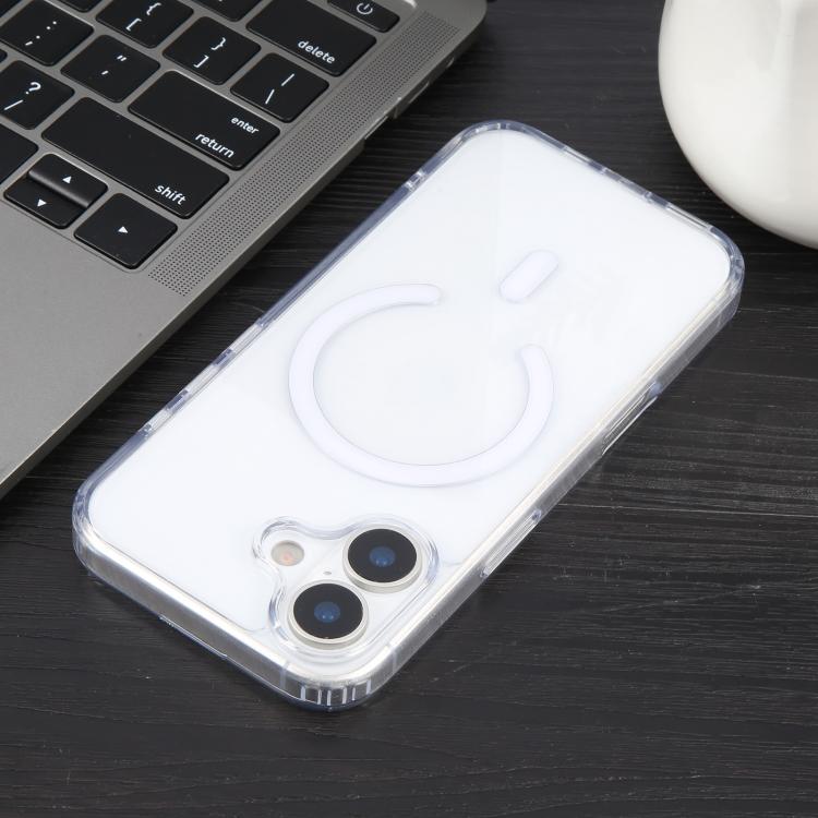 For iPhone 17 GEBEI Jazz Series MagSafe Clear Acrylic Phone Case - Transparent