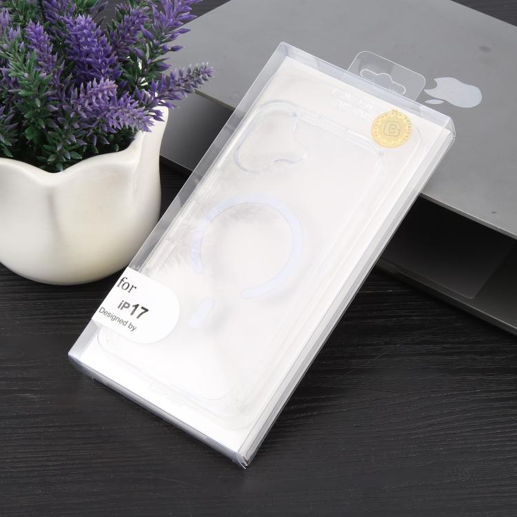 For iPhone 17 GEBEI Jazz Series MagSafe Clear Acrylic Phone Case - Transparent