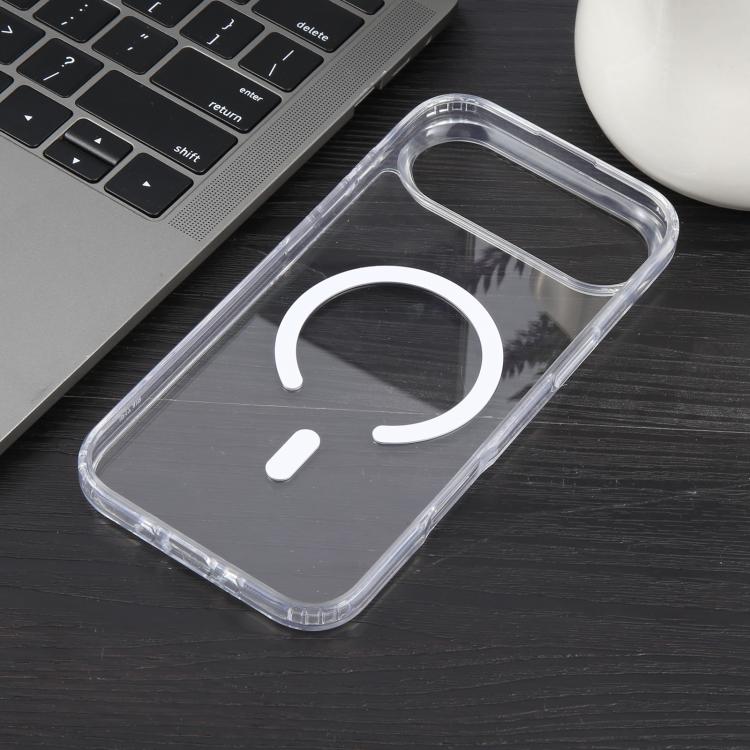 For iPhone Air GEBEI Jazz Series MagSafe Clear Acrylic Phone Case - Transparent