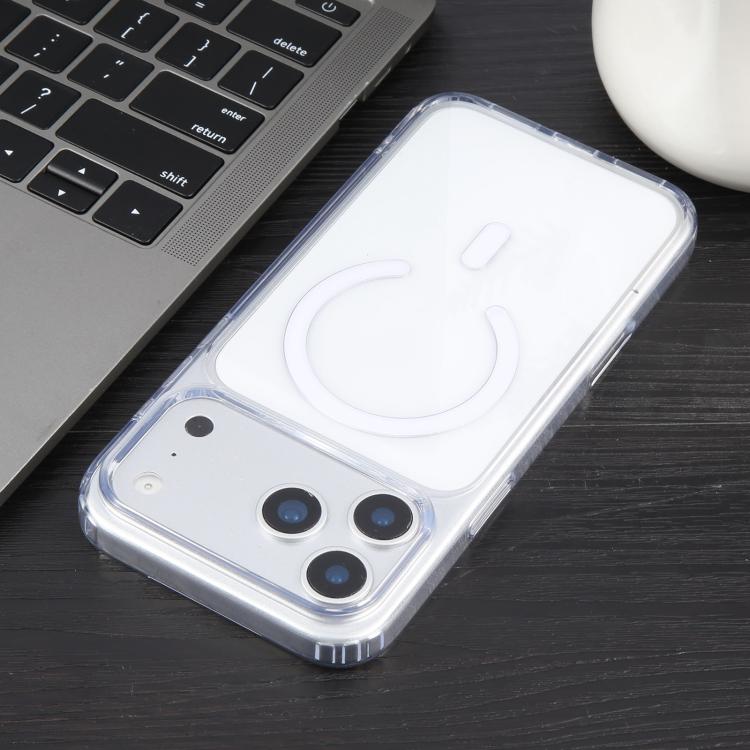 For iPhone 17 Pro Max GEBEI Jazz Series MagSafe Clear Acrylic Phone Case - Transparent