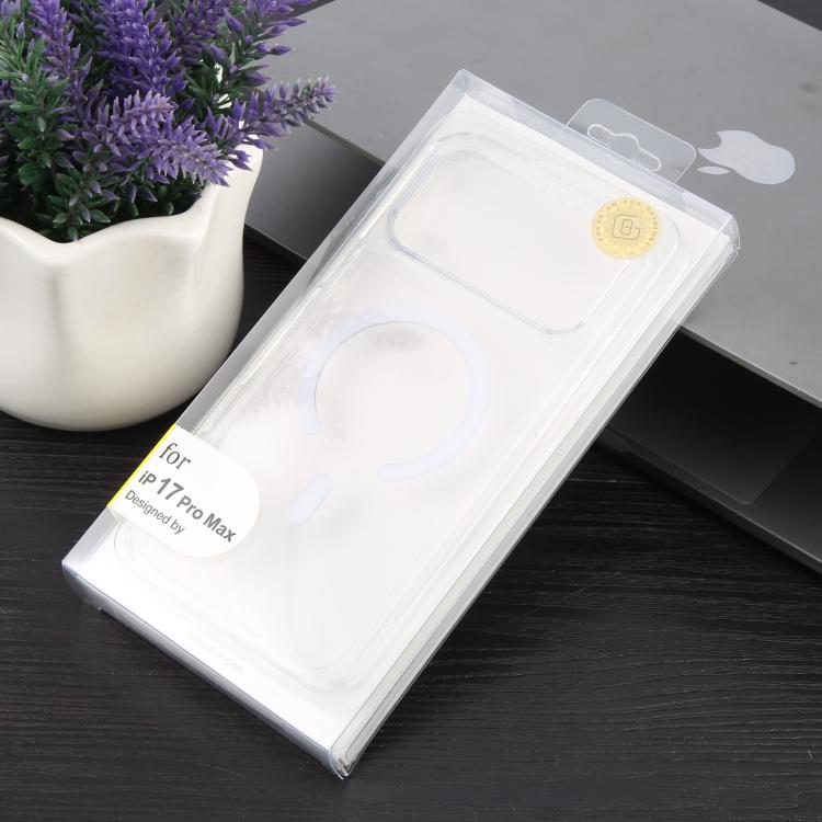 For iPhone 17 Pro Max GEBEI Jazz Series MagSafe Clear Acrylic Phone Case - Transparent