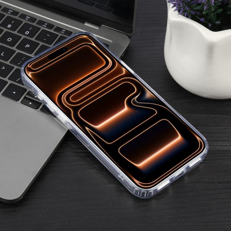 For iPhone 17 Pro Max GEBEI Jazz Series Clear Acrylic Phone Case - Transparent