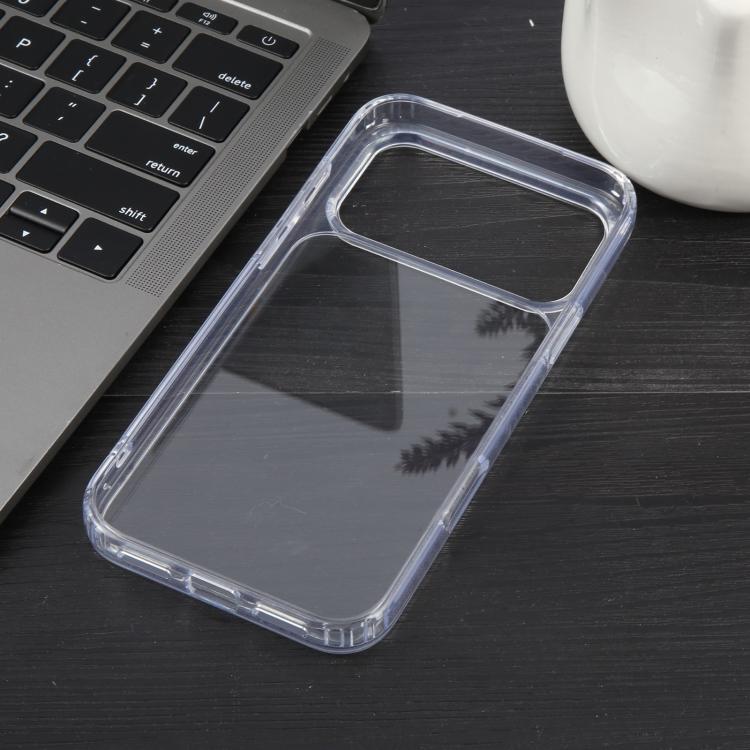 For iPhone 17 Pro GEBEI Jazz Series Clear Acrylic Phone Case - Transparent