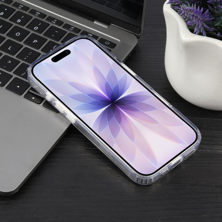 For iPhone 17 GEBEI Jazz Series Clear Acrylic Phone Case - Transparent
