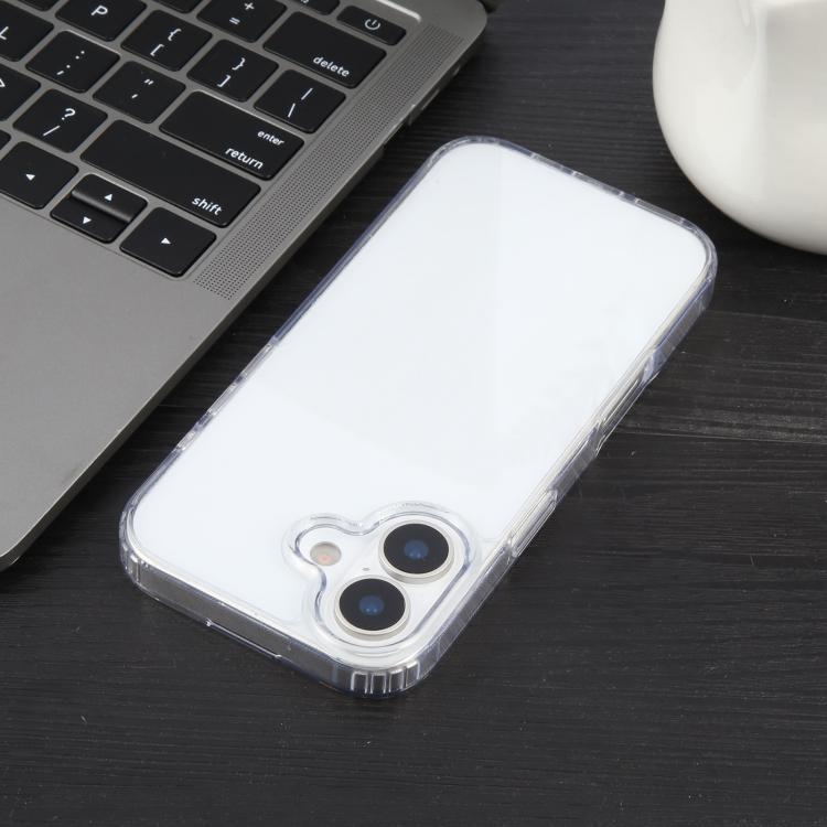 For iPhone 17 GEBEI Jazz Series Clear Acrylic Phone Case - Transparent