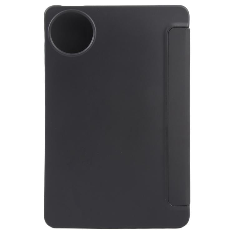 For Huawei MatePad Mini 2025 GEBEI 3-folding Holder Shockproof Flip Leather Tablet Case