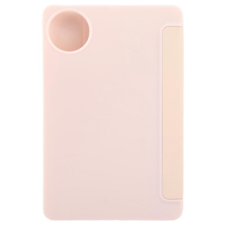 For Huawei MatePad Mini 2025 GEBEI 3-folding Holder Shockproof Flip Leather Tablet Case