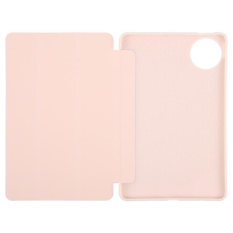 For Huawei MatePad Mini 2025 GEBEI 3-folding Holder Shockproof Flip Leather Tablet Case