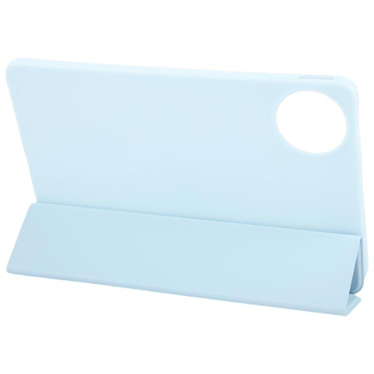 For Huawei MatePad Mini 2025 GEBEI 3-folding Holder Shockproof Flip Leather Tablet Case