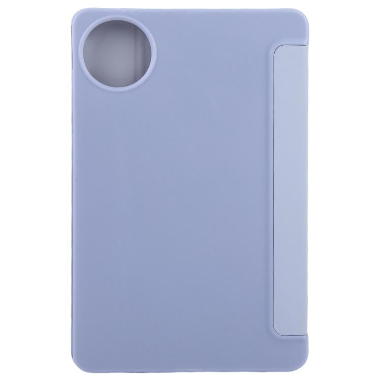 For Huawei MatePad Mini 2025 GEBEI 3-folding Holder Shockproof Flip Leather Tablet Case