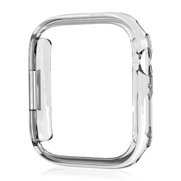 For Apple Watch Series 9 / 8 / 7 41mm xDfind PC Frosted Hollow Half Coverage Watch Cover