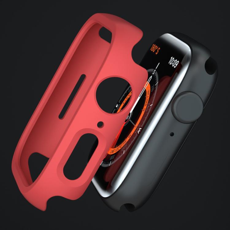 For Apple Watch Series 6 / 5 / 4 / SE 44mm xDfind PC Frosted Hollow Half Coverage Watch Cover