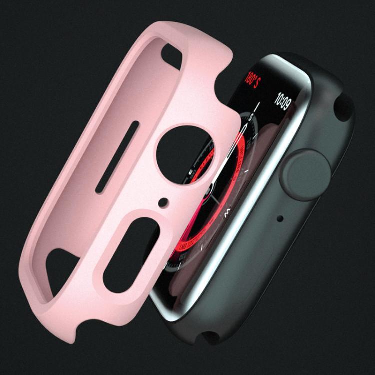 For Apple Watch Series 6 / 5 / 4 / SE 44mm xDfind PC Frosted Hollow Half Coverage Watch Cover