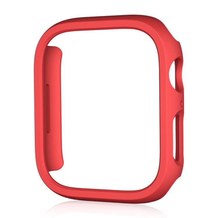 For Apple Watch Series 9 / 8 / 7 45mm xDfind PC Frosted Hollow Half Coverage Watch Cover