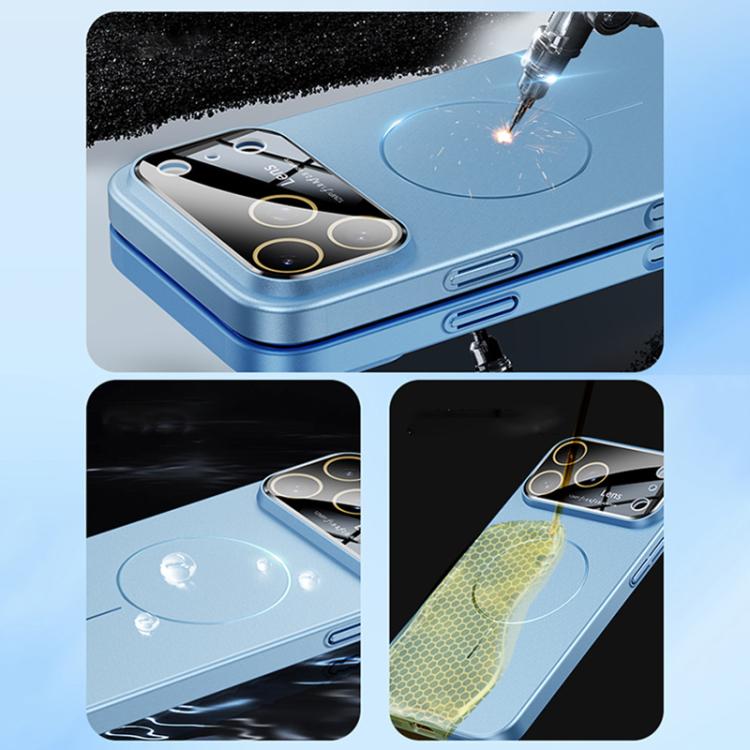 For iPhone 17 Oil-sprayed Skin Feel Magsafe Shockproof Phone Case
