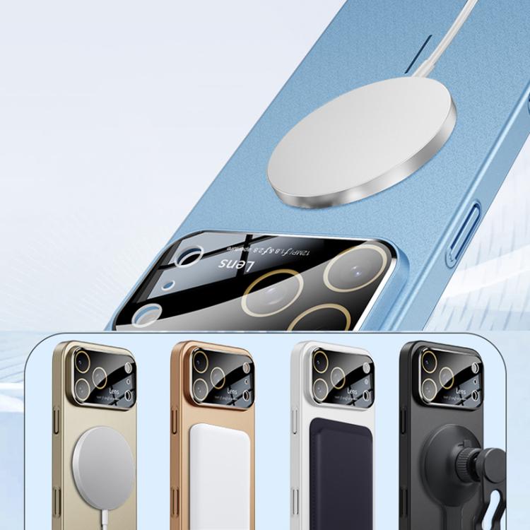 For iPhone 17 Oil-sprayed Skin Feel Magsafe Shockproof Phone Case