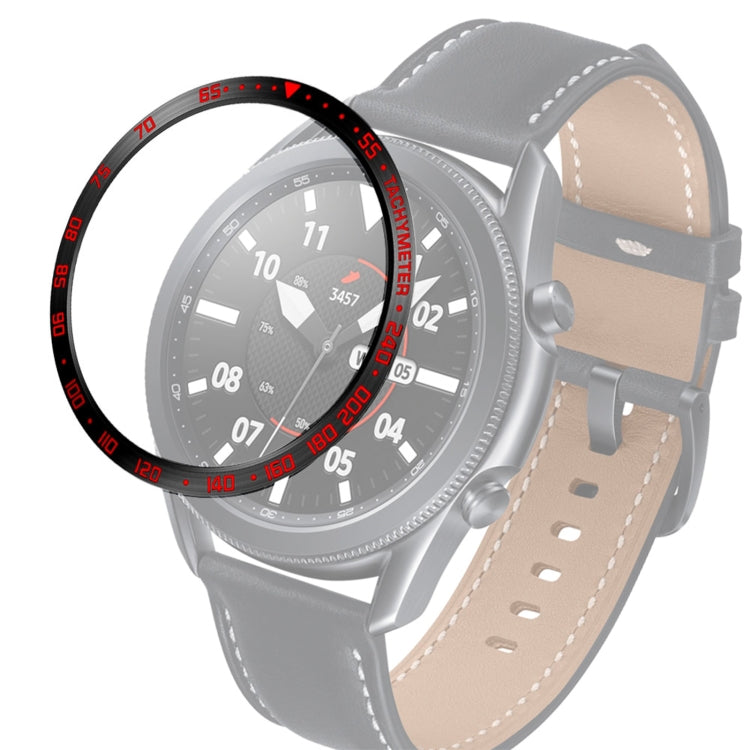 For Samsung Galaxy Watch 3 45mm Smart Watch Steel Bezel Ring, E Version
