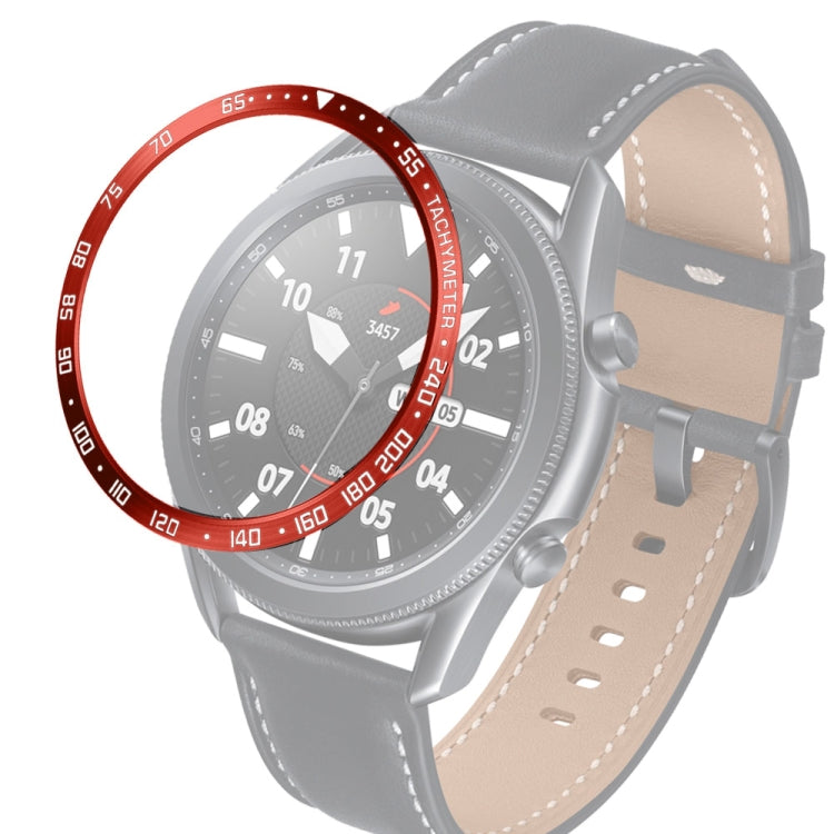 For Samsung Galaxy Watch 3 45mm Smart Watch Steel Bezel Ring, E Version