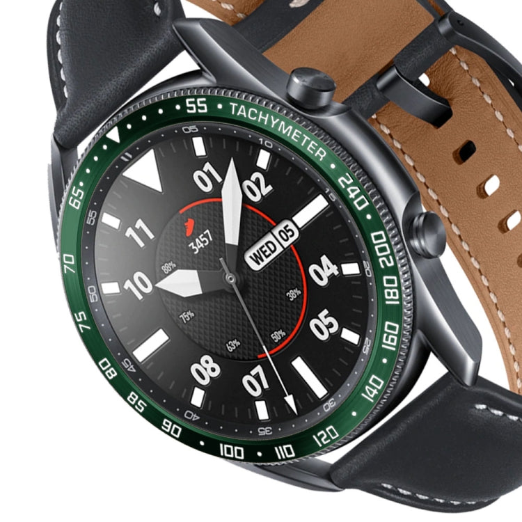 For Samsung Galaxy Watch 3 45mm Smart Watch Steel Bezel Ring, E Version