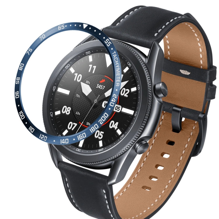For Samsung Galaxy Watch 3 45mm Smart Watch Steel Bezel Ring, E Version