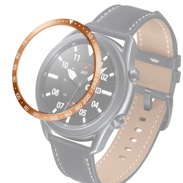 For Samsung Galaxy Watch 3 45mm Smart Watch Steel Bezel Ring, E Version