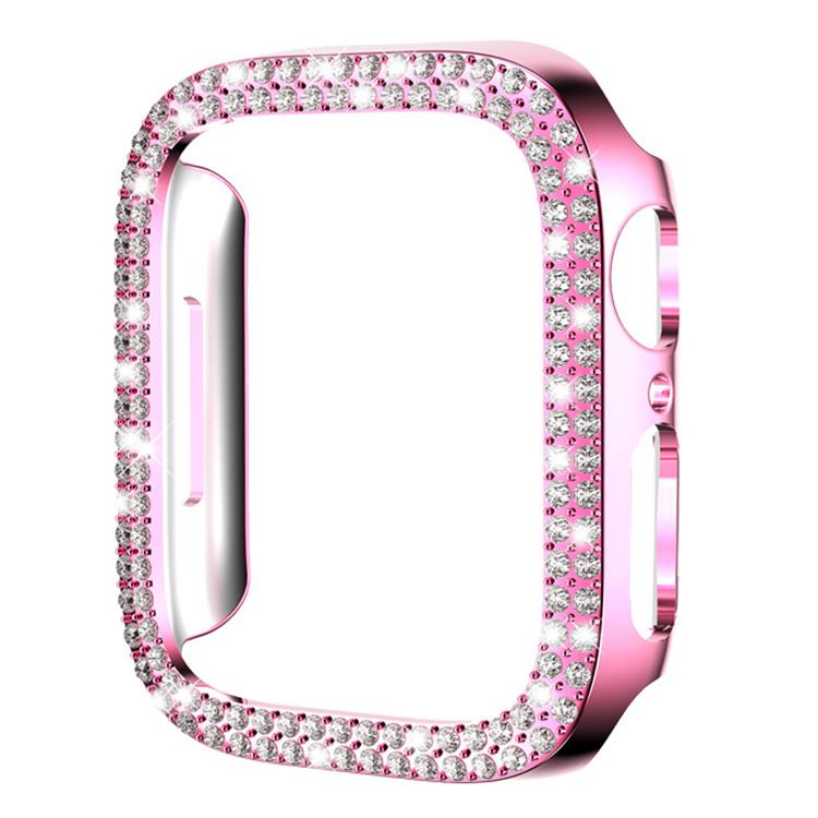 For Apple Watch Series 3 / 2 / 1 38mm xDfind Double Row Diamond Hollow PC Watch Cover