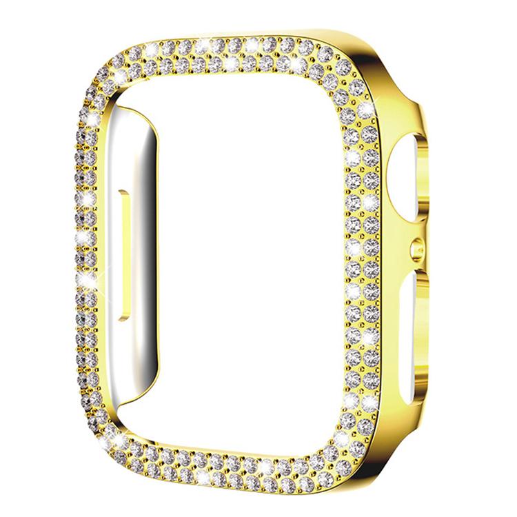 For Apple Watch Series 3 / 2 / 1 38mm xDfind Double Row Diamond Hollow PC Watch Cover