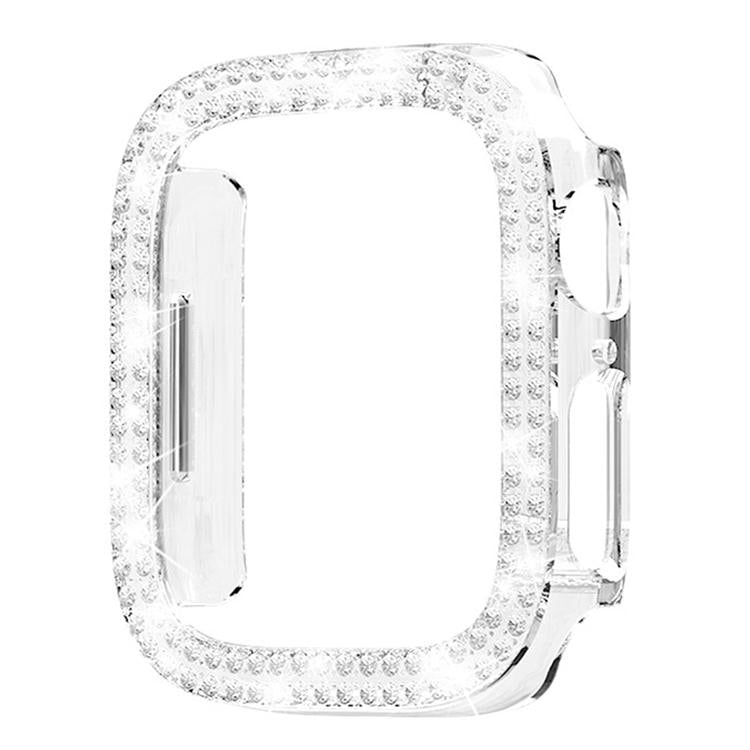 For Apple Watch Series 3 / 2 / 1 38mm xDfind Double Row Diamond Hollow PC Watch Cover