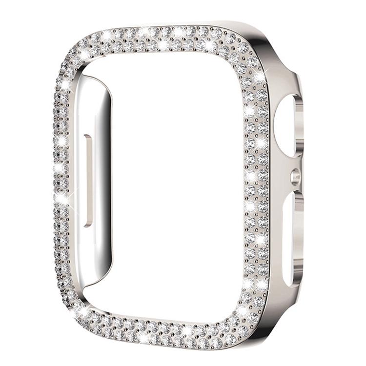 For Apple Watch Series 3 / 2 / 1 38mm xDfind Double Row Diamond Hollow PC Watch Cover