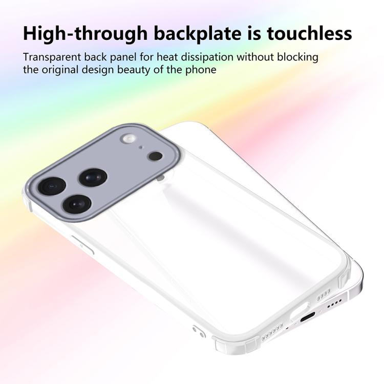 For iPhone 17 Pro Max Four Corners Shield Shockproof TPU Hybrid PC Phone Case