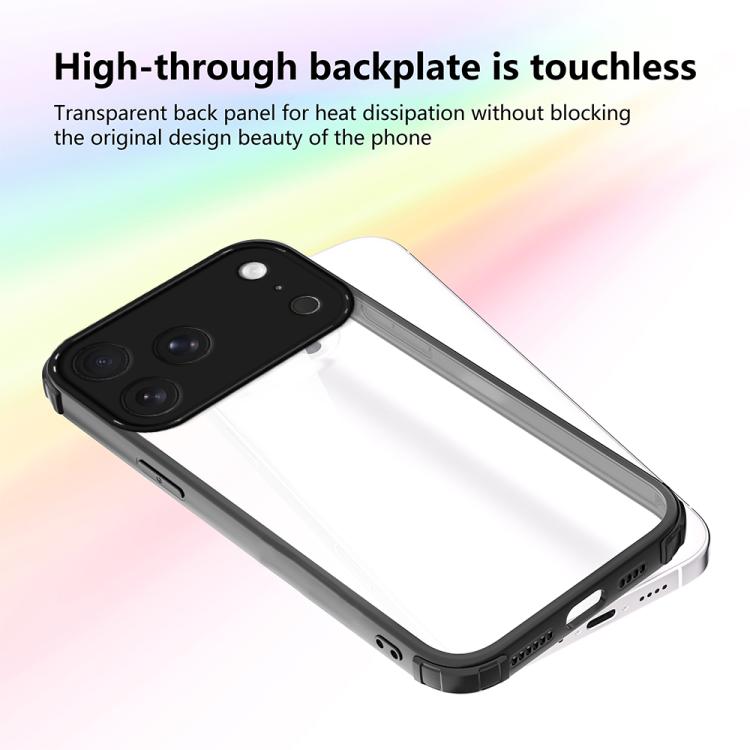 For iPhone 17 Pro Max Four Corners Shield Shockproof TPU Hybrid PC Phone Case