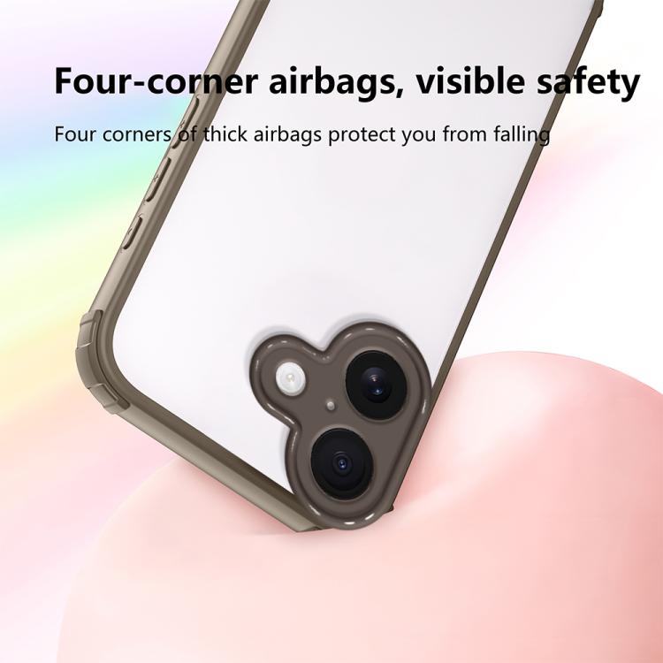 For iPhone 17 Four Corners Shield Shockproof TPU Hybrid PC Phone Case