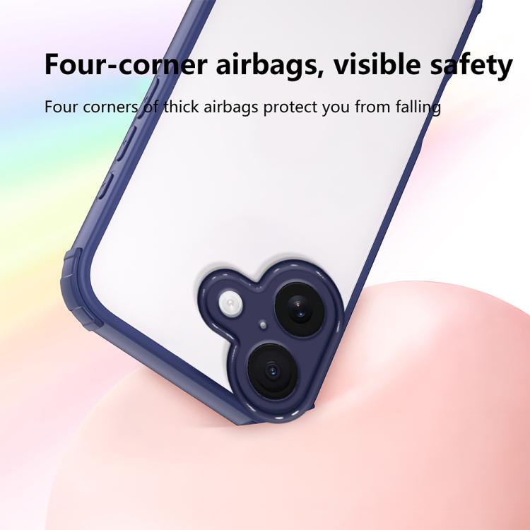 For iPhone 17 Four Corners Shield Shockproof TPU Hybrid PC Phone Case