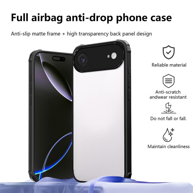 For iPhone Air Four Corners Shield Shockproof TPU Hybrid PC Phone Case