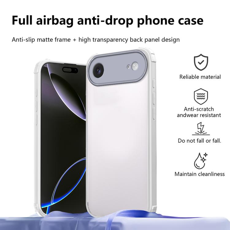For iPhone Air Four Corners Shield Shockproof TPU Hybrid PC Phone Case