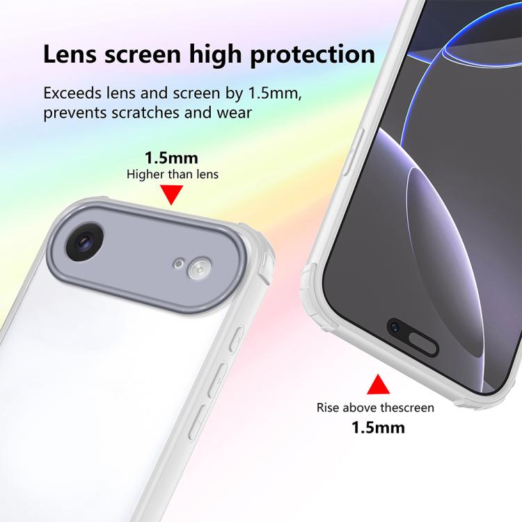 For iPhone Air Four Corners Shield Shockproof TPU Hybrid PC Phone Case
