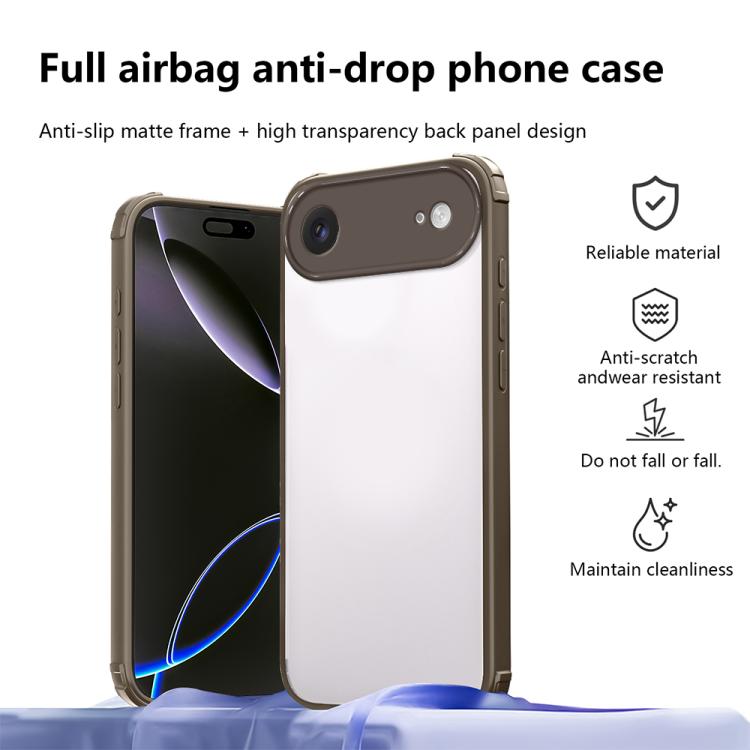 For iPhone Air Four Corners Shield Shockproof TPU Hybrid PC Phone Case