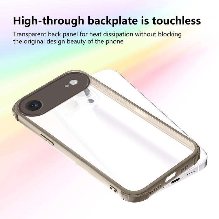 For iPhone Air Four Corners Shield Shockproof TPU Hybrid PC Phone Case